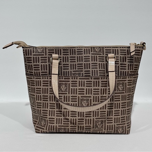 Anne Klein Lion Logo Crossbody Tote Bag - Picture 3 of 16